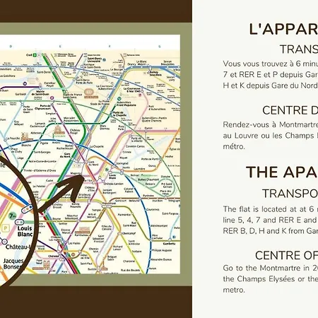 New&renovated In Heart Of Paris- 6pers Apartment